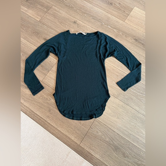 Michael Stars Green Long Sleeve Top - Picture 3 of 11